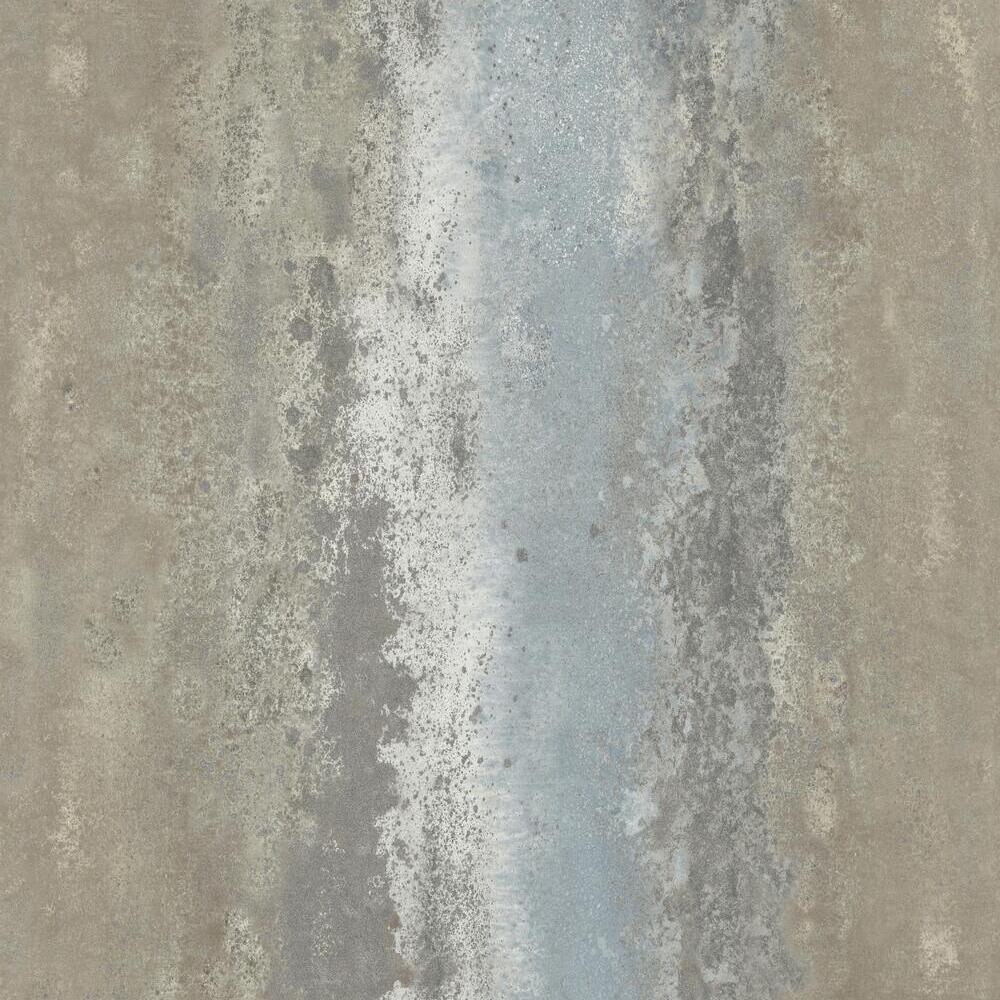 Oxidized Metal Peel and Stick Wallpaper Peel and Stick Wallpaper RoomMates Roll Gray 