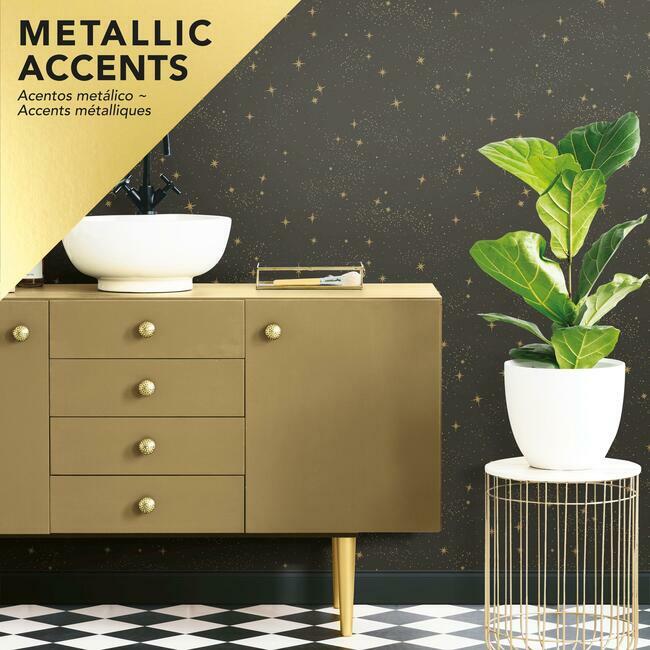 Upon a Star Peel and Stick Wallpaper Peel and Stick Wallpaper RoomMates   