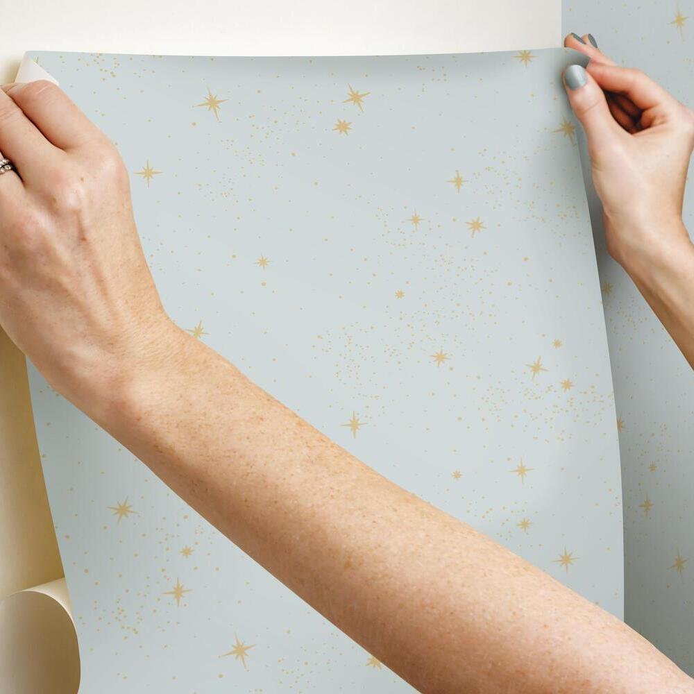 Upon a Star Peel and Stick Wallpaper Peel and Stick Wallpaper RoomMates   