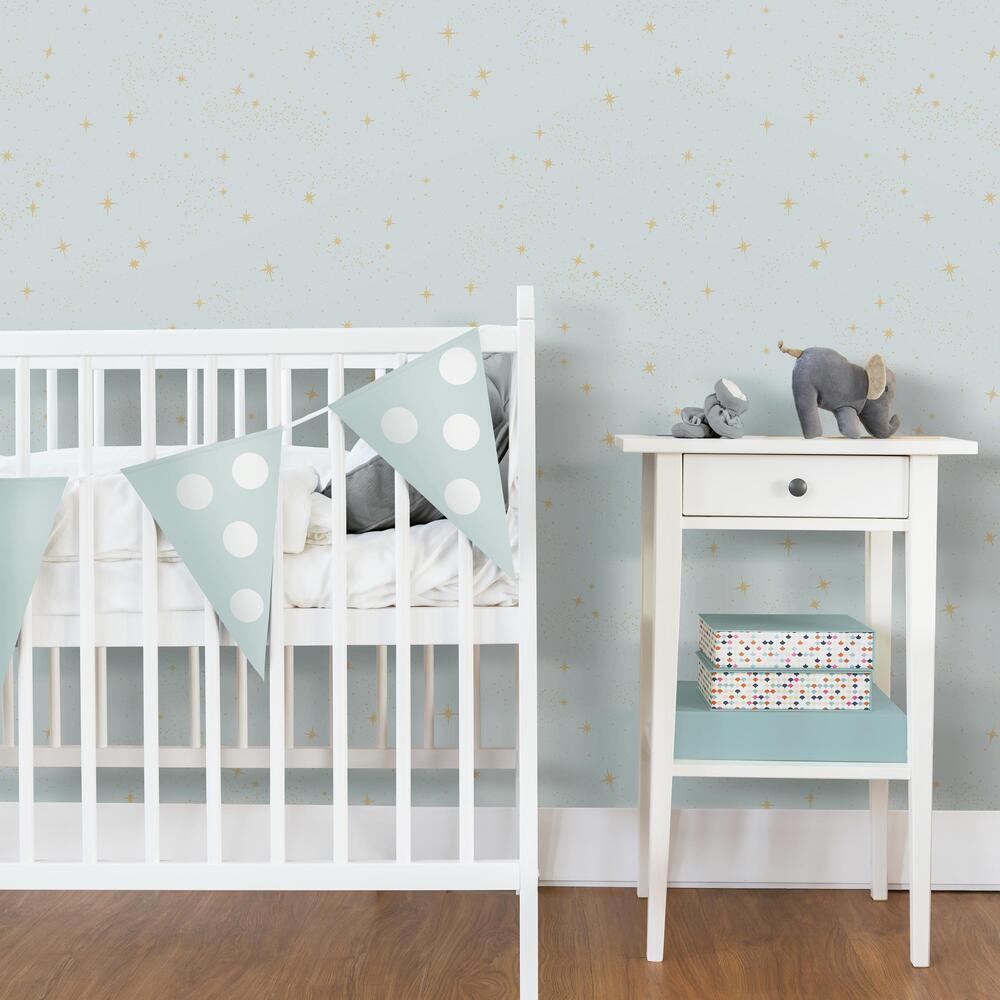 Upon a Star Peel and Stick Wallpaper Peel and Stick Wallpaper RoomMates   