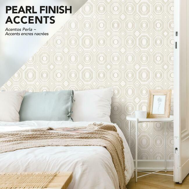 Bee's Knees Peel and Stick Wallpaper Peel and Stick Wallpaper RoomMates   