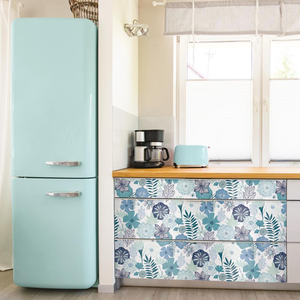 Perennial Blooms Peel and Stick Wallpaper Peel and Stick Wallpaper RoomMates   