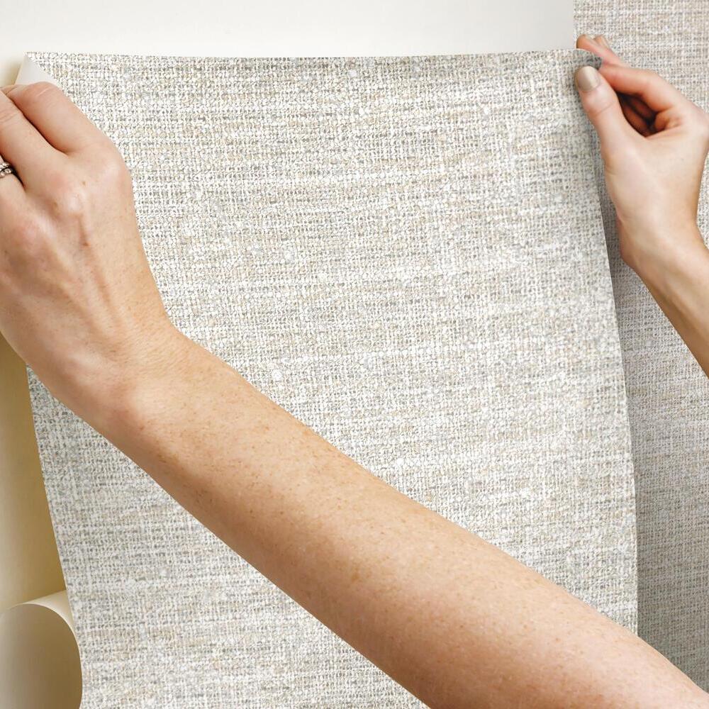 Tweed Peel & Stick Wallpaper Peel and Stick Wallpaper RoomMates   