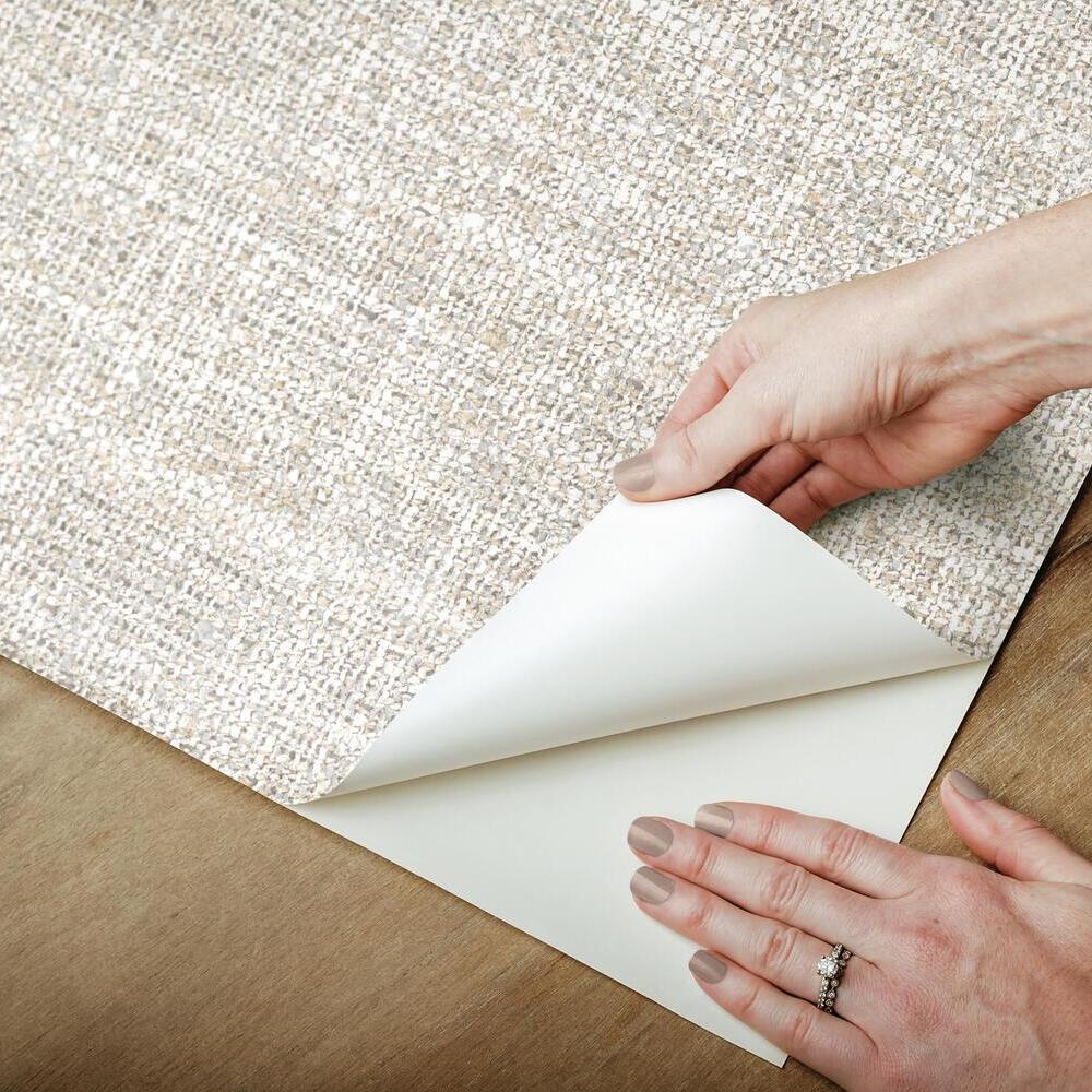 Tweed Peel & Stick Wallpaper Peel and Stick Wallpaper RoomMates   