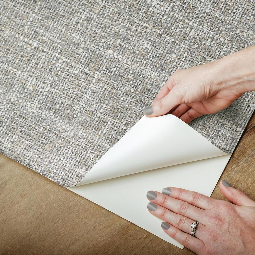 Tweed Peel & Stick Wallpaper Peel and Stick Wallpaper RoomMates   