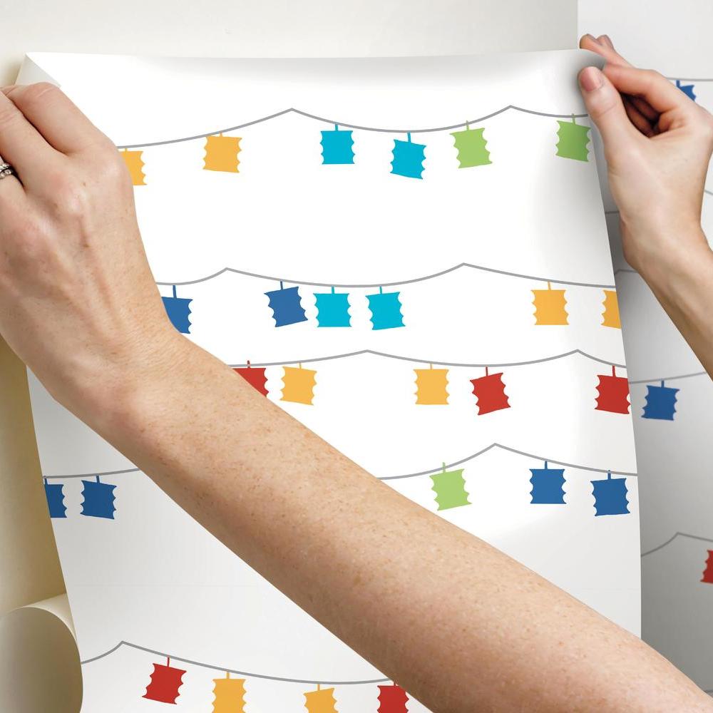 Lanterns Peel and Stick Wallpaper Peel and Stick Wallpaper RoomMates   