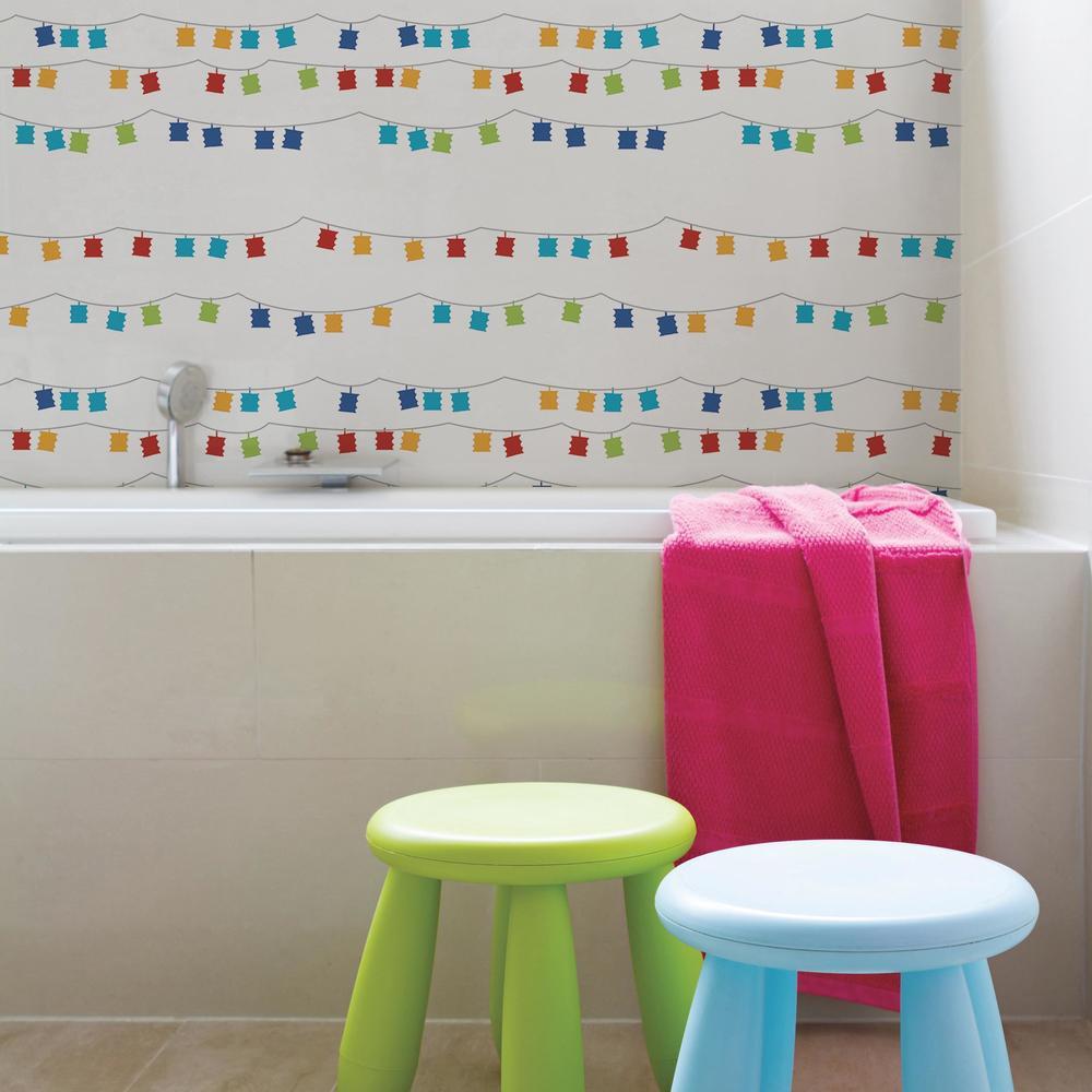 Lanterns Peel and Stick Wallpaper Peel and Stick Wallpaper RoomMates   