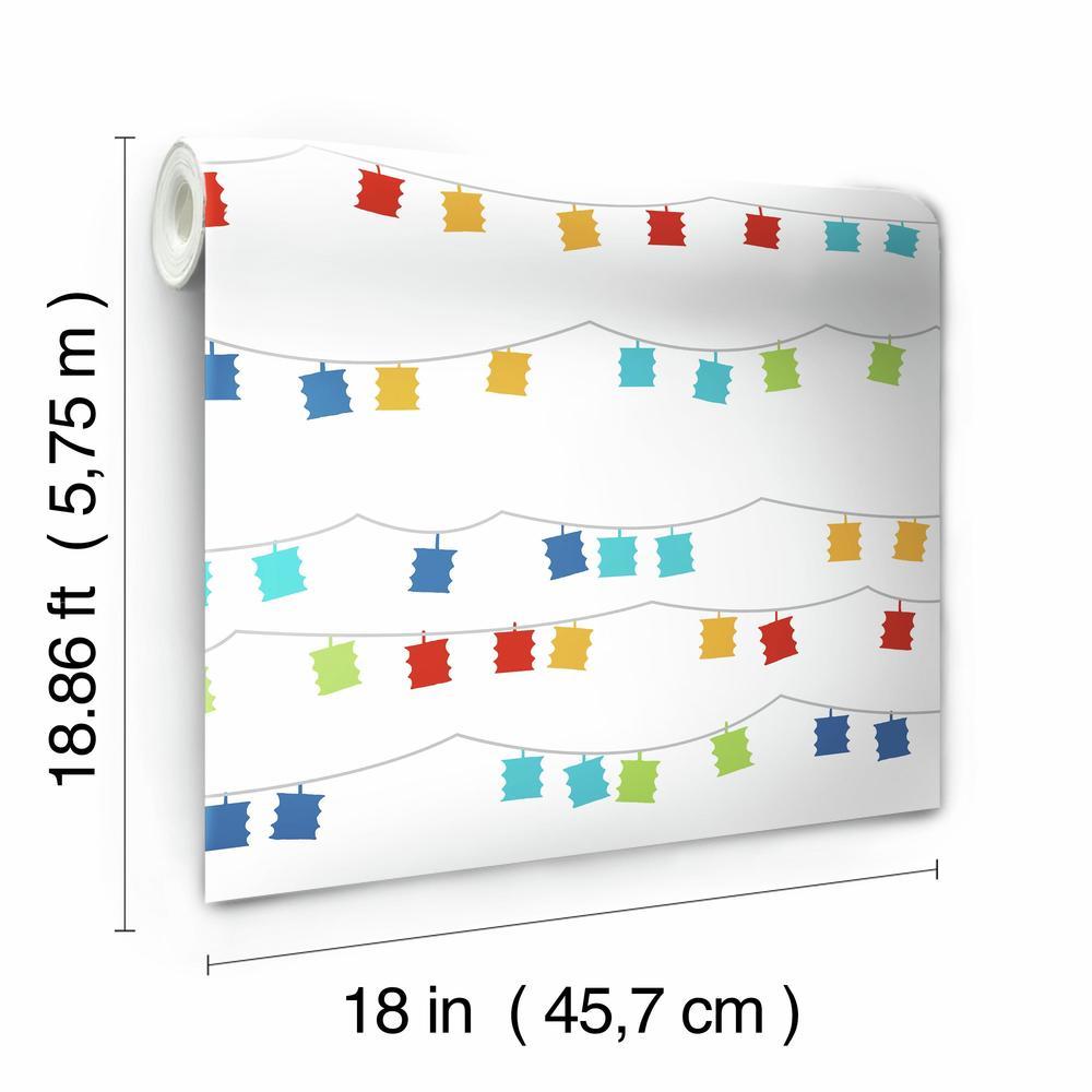 Lanterns Peel and Stick Wallpaper Peel and Stick Wallpaper RoomMates   