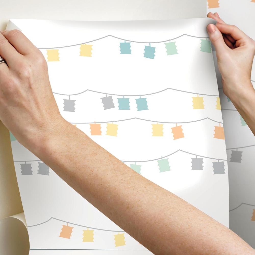 Lanterns Peel and Stick Wallpaper Peel and Stick Wallpaper RoomMates   