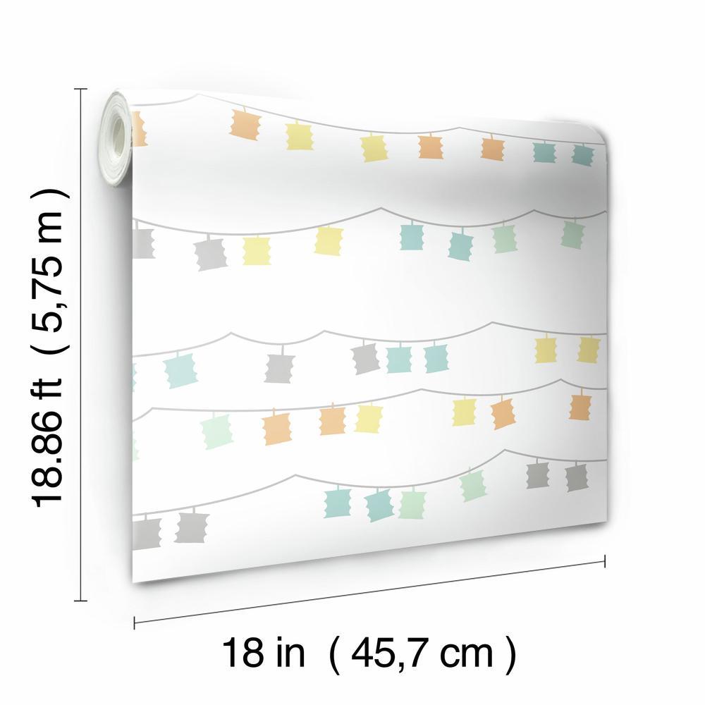 Lanterns Peel and Stick Wallpaper Peel and Stick Wallpaper RoomMates   