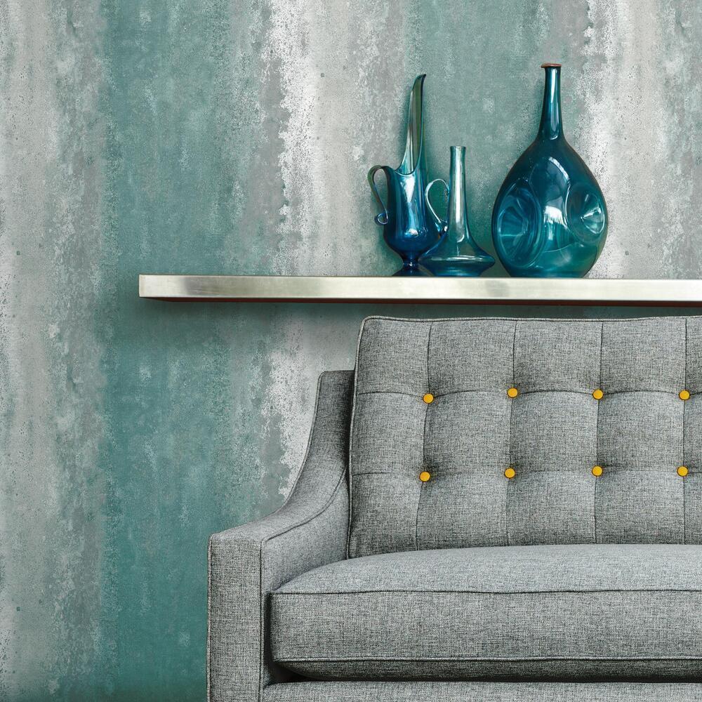 Oxidized Metal Peel and Stick Wallpaper Peel and Stick Wallpaper RoomMates   