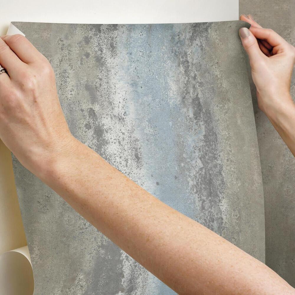 Oxidized Metal Peel and Stick Wallpaper Peel and Stick Wallpaper RoomMates   