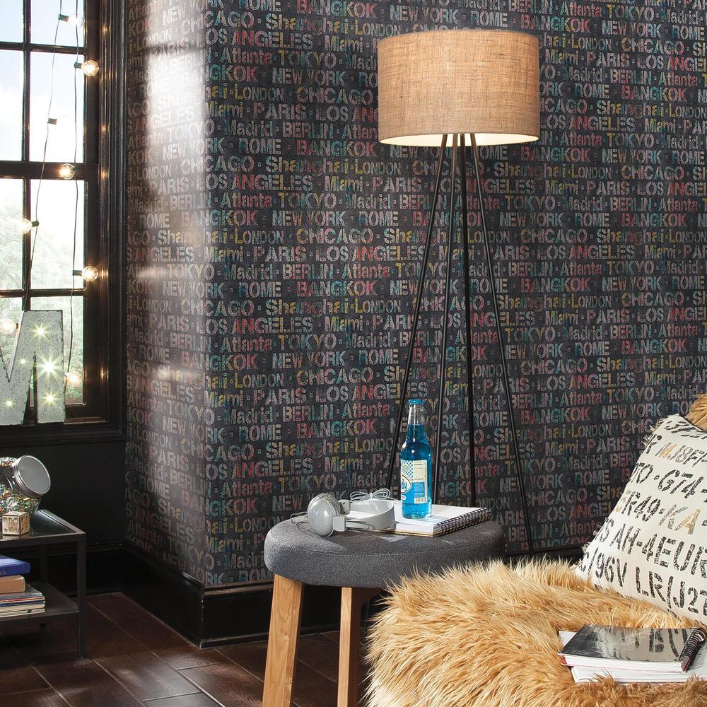 Cities of the World Peel and Stick Wallpaper Peel and Stick Wallpaper RoomMates   