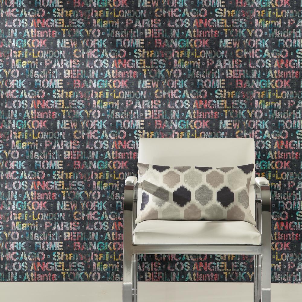 Cities of the World Peel and Stick Wallpaper Peel and Stick Wallpaper RoomMates   