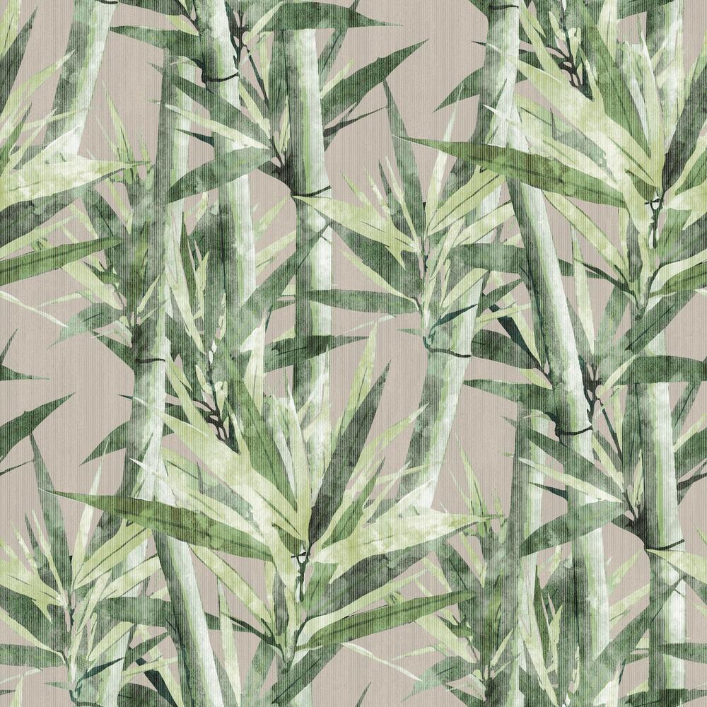 Lucky Bamboo Peel and Stick Wallpaper Peel and Stick Wallpaper RoomMates Roll Beige 