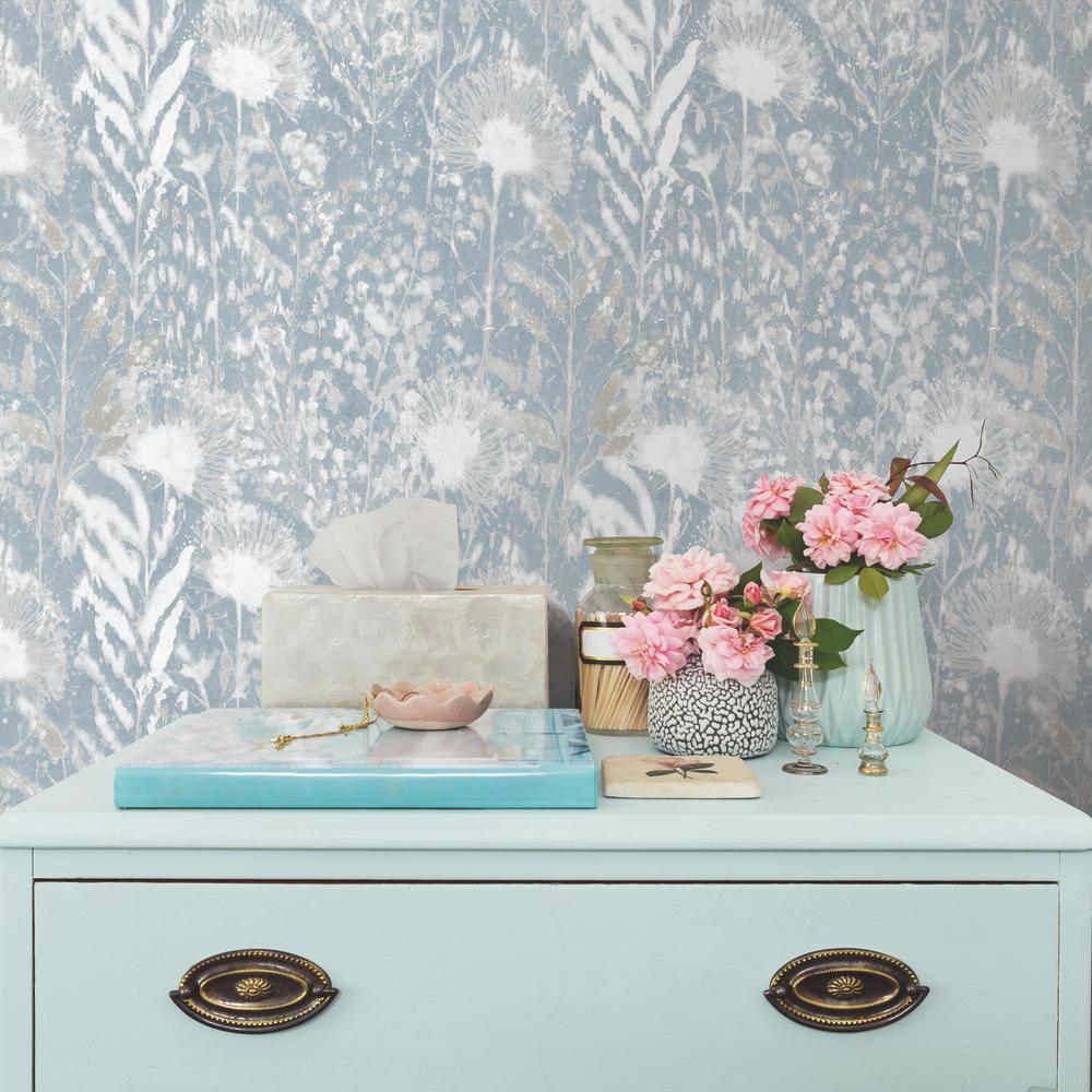 Dandelion Peel and Stick Wallpaper Peel and Stick Wallpaper RoomMates   