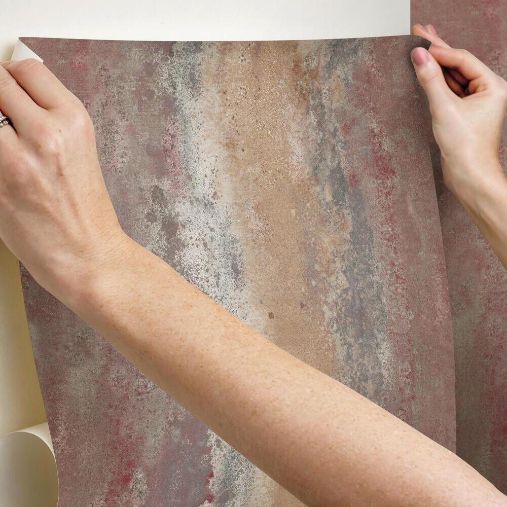 Oxidized Metal Peel and Stick Wallpaper Peel and Stick Wallpaper RoomMates   