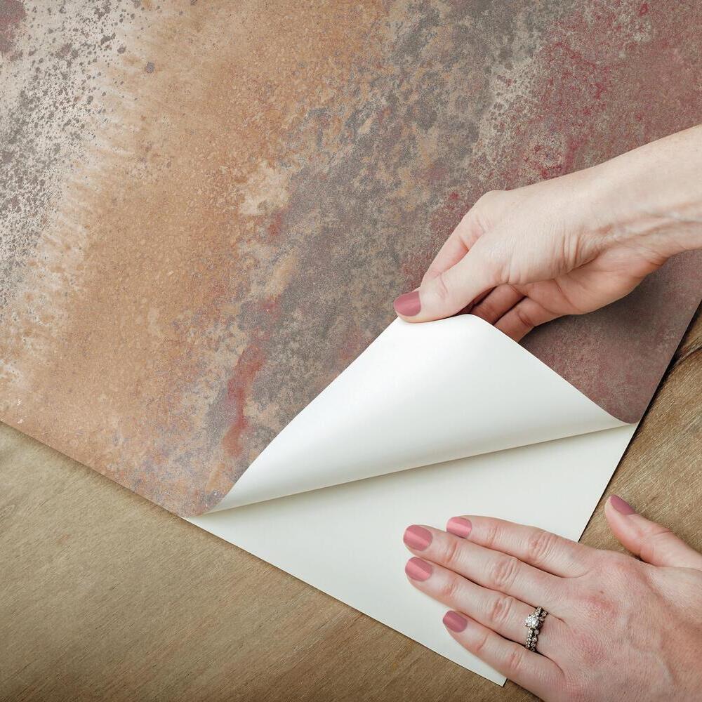 Oxidized Metal Peel and Stick Wallpaper Peel and Stick Wallpaper RoomMates   