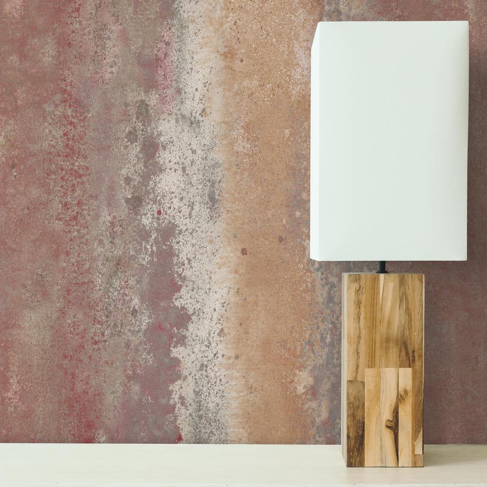 Oxidized Metal Peel and Stick Wallpaper Peel and Stick Wallpaper RoomMates   