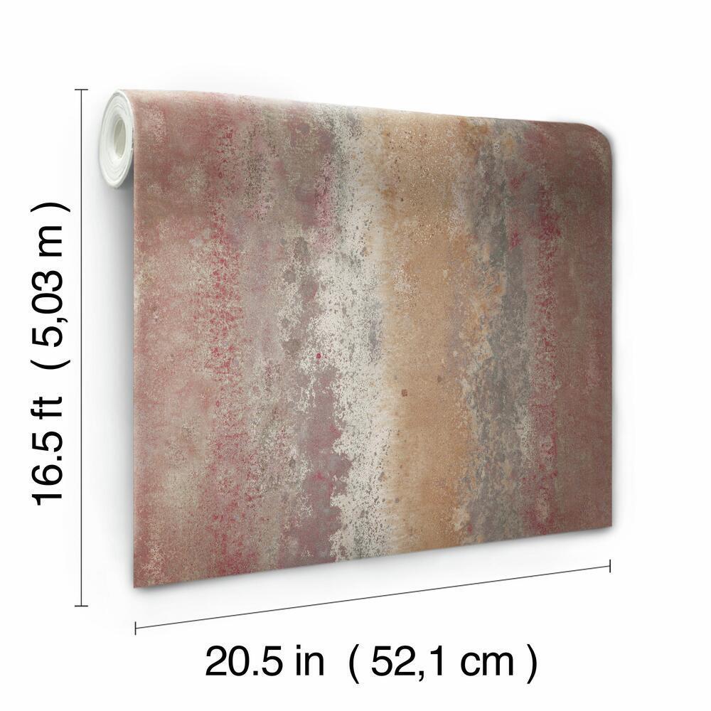 Oxidized Metal Peel and Stick Wallpaper Peel and Stick Wallpaper RoomMates   