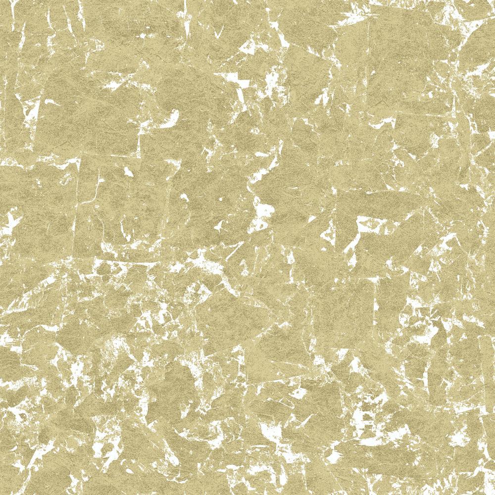 Metallic Leaf Peel and Stick Wallpaper Peel and Stick Wallpaper RoomMates Roll Gold 