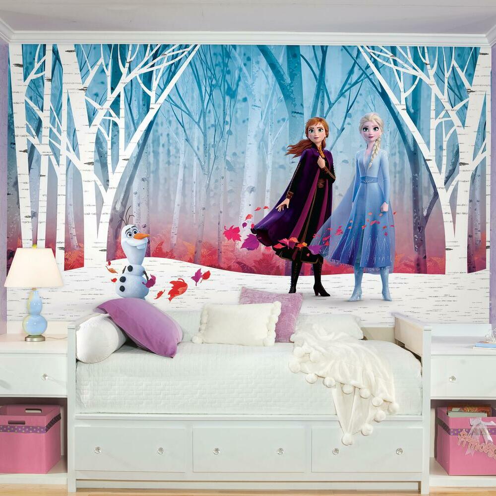 Disney's Frozen 2 Woodland Tree Peel and Stick Mural Wall Murals RoomMates   