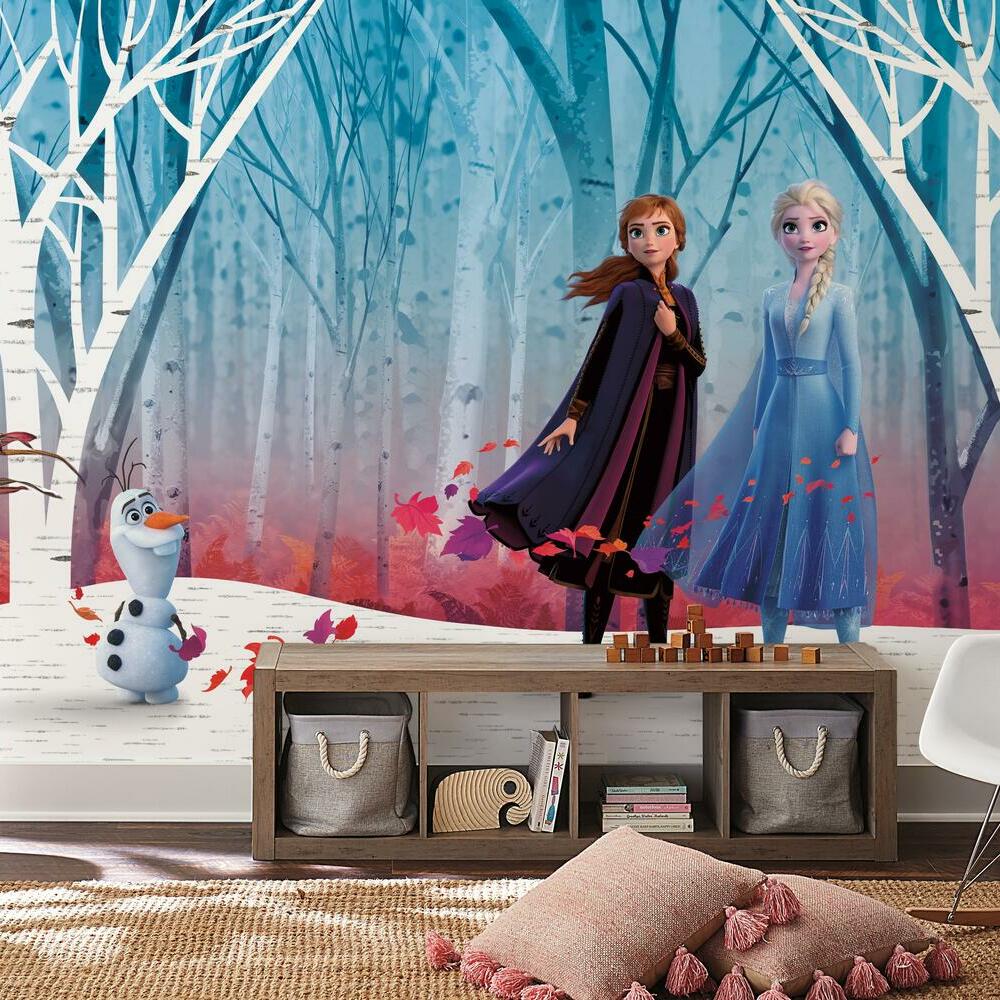 Disney's Frozen 2 Woodland Tree Peel and Stick Mural Wall Murals RoomMates   