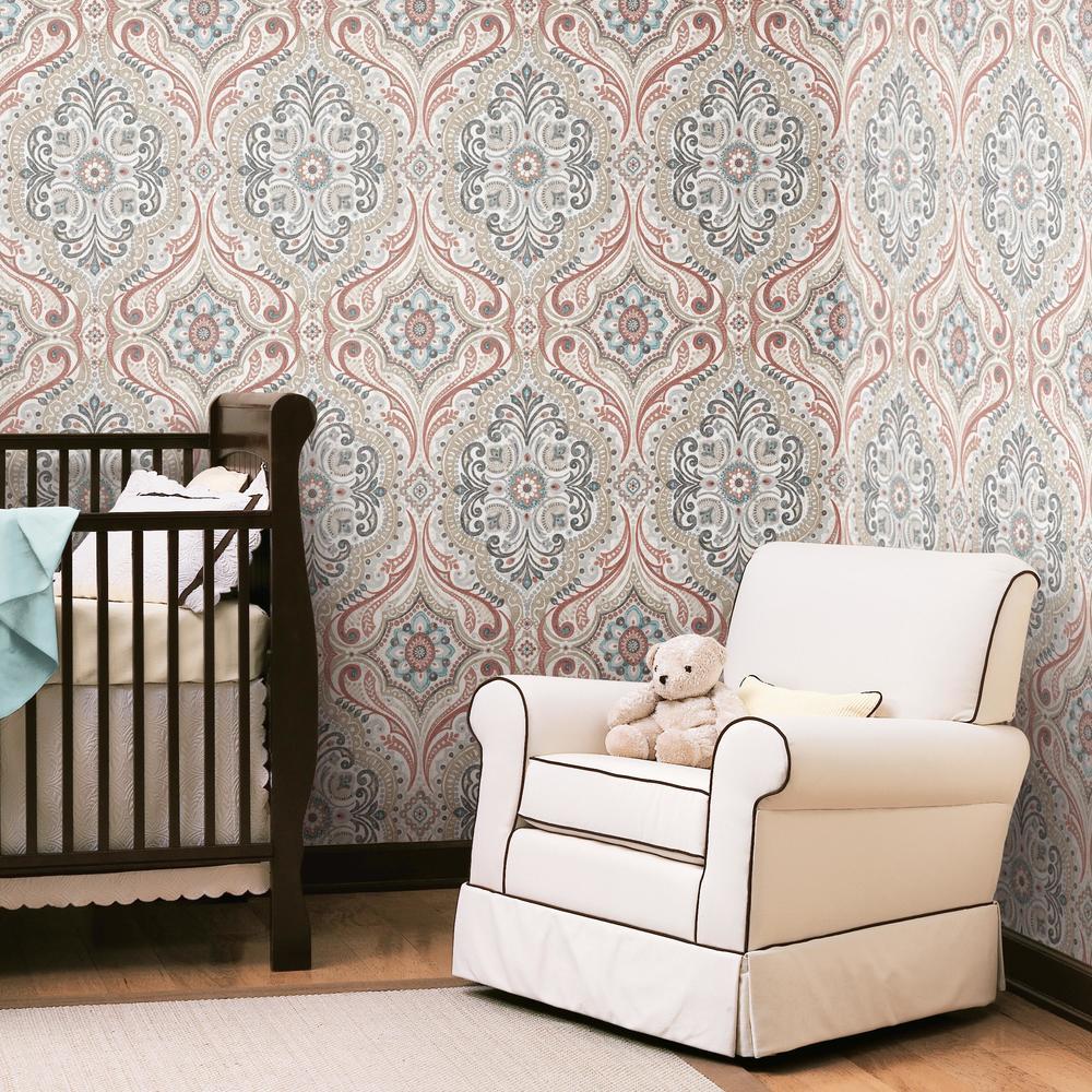 Bohemian Damask Peel and Stick Wallpaper Peel and Stick Wallpaper RoomMates   