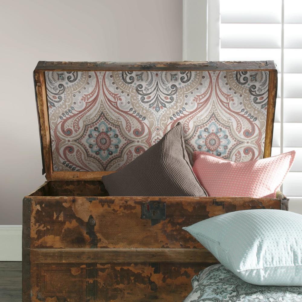 Bohemian Damask Peel and Stick Wallpaper Peel and Stick Wallpaper RoomMates   