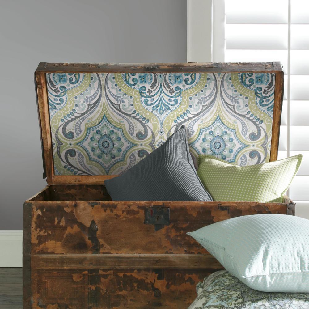 Bohemian Damask Peel and Stick Wallpaper Peel and Stick Wallpaper RoomMates   