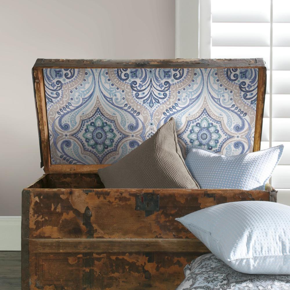Bohemian Damask Peel and Stick Wallpaper Peel and Stick Wallpaper RoomMates   