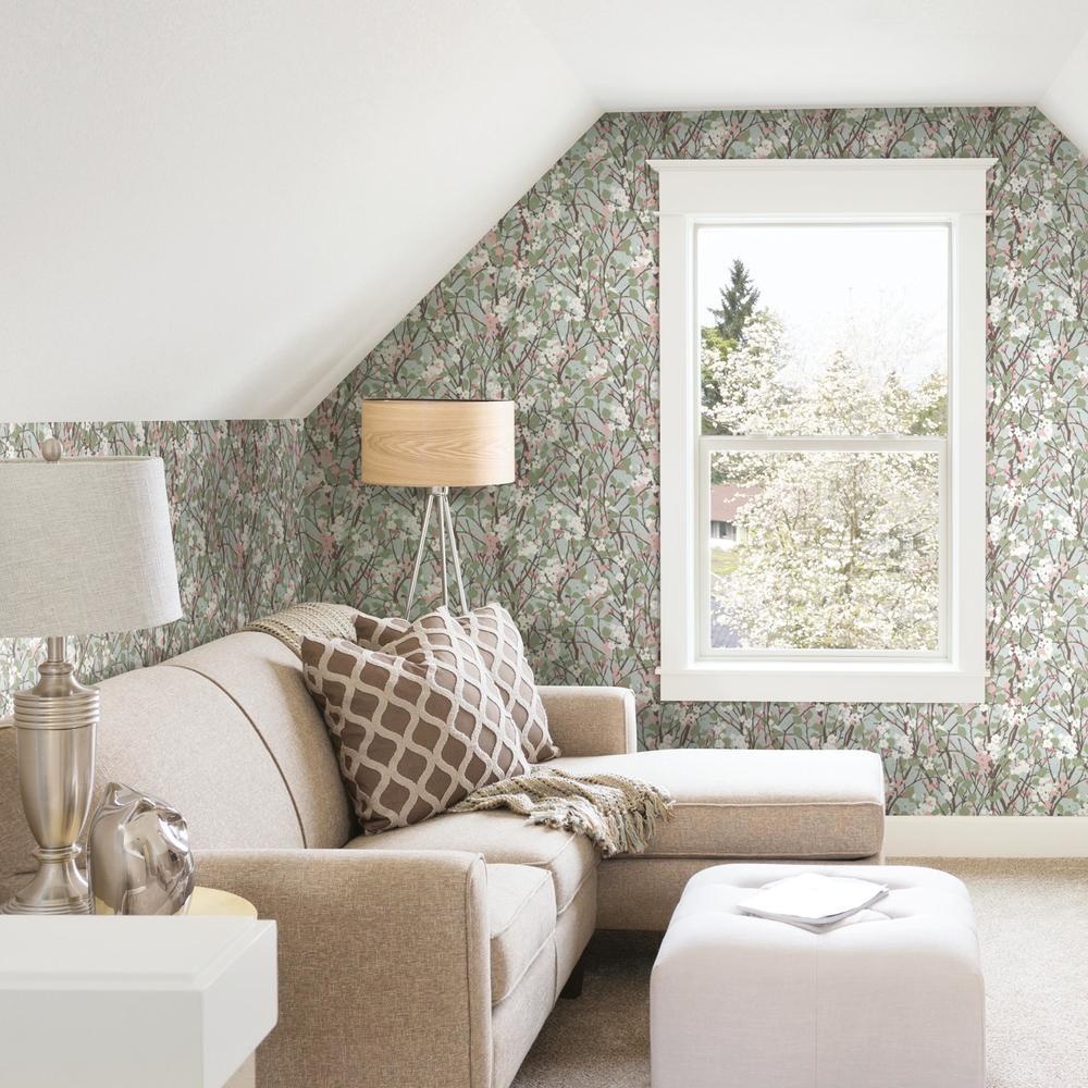 Willow Branch Peel and Stick Wallpaper Peel and Stick Wallpaper RoomMates   