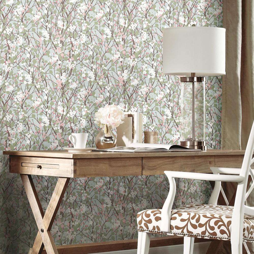 Willow Branch Peel and Stick Wallpaper Peel and Stick Wallpaper RoomMates   