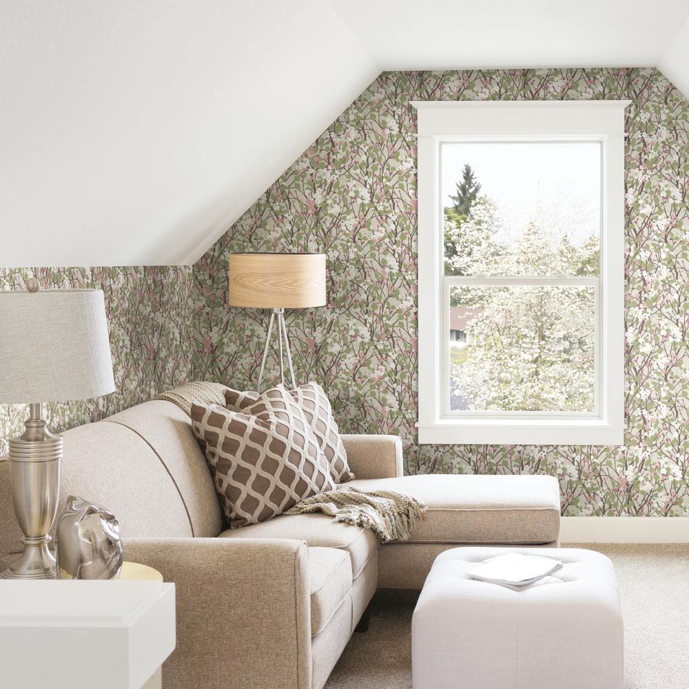 Willow Branch Peel and Stick Wallpaper Peel and Stick Wallpaper RoomMates   