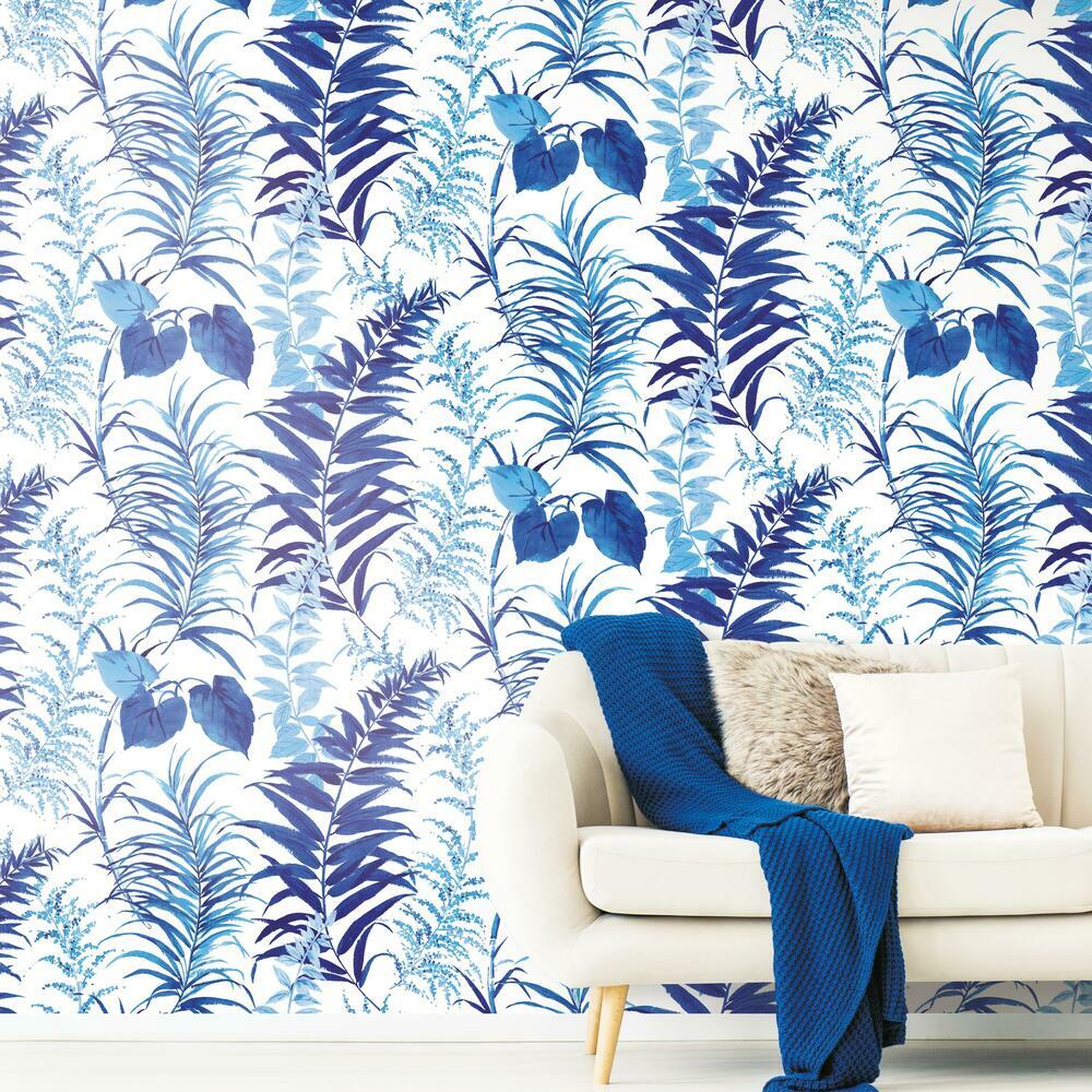 Fern Forest Peel and Stick Wallpaper Mural Wall Murals RoomMates   