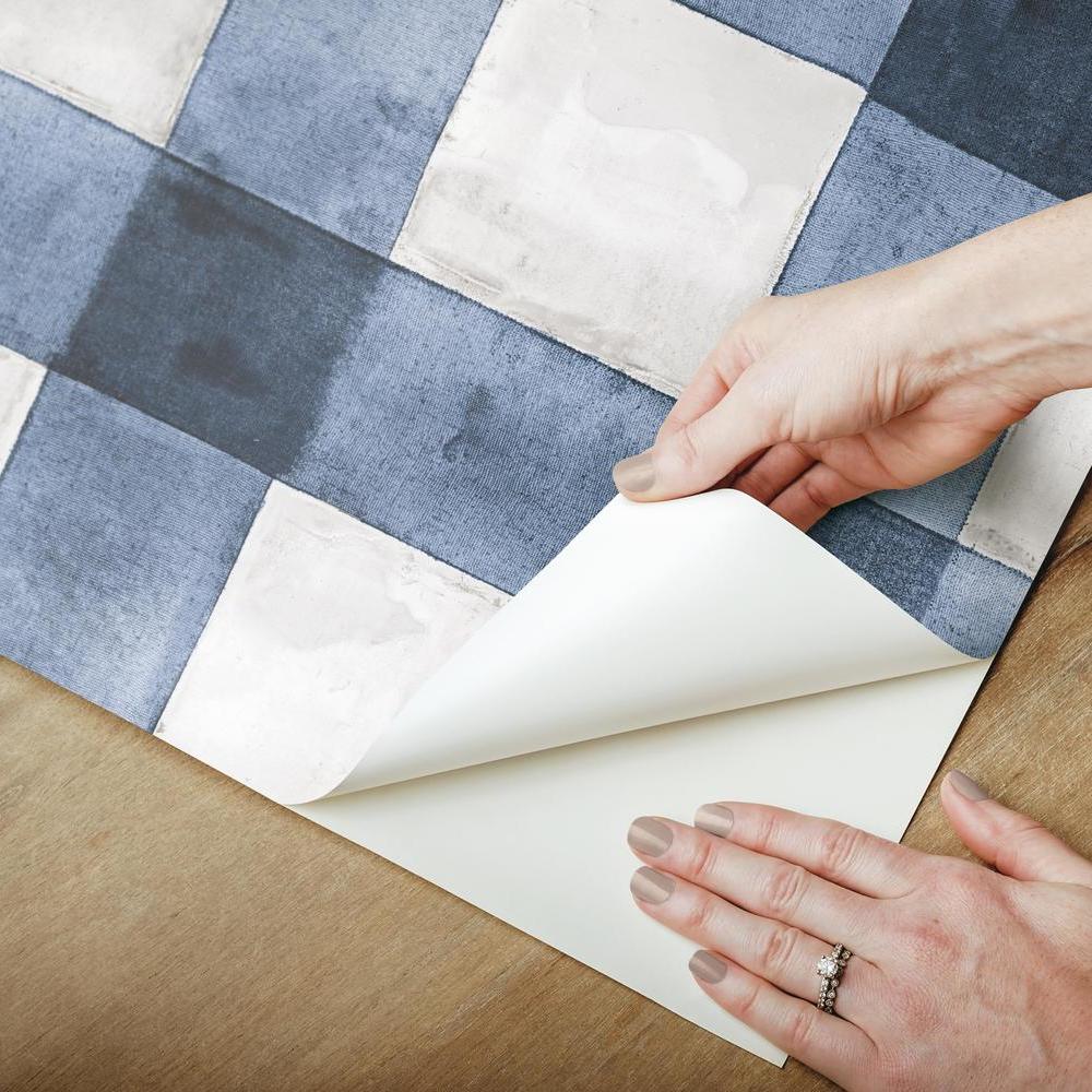Buffalo Plaid Peel and Stick Wallpaper Peel and Stick Wallpaper RoomMates   
