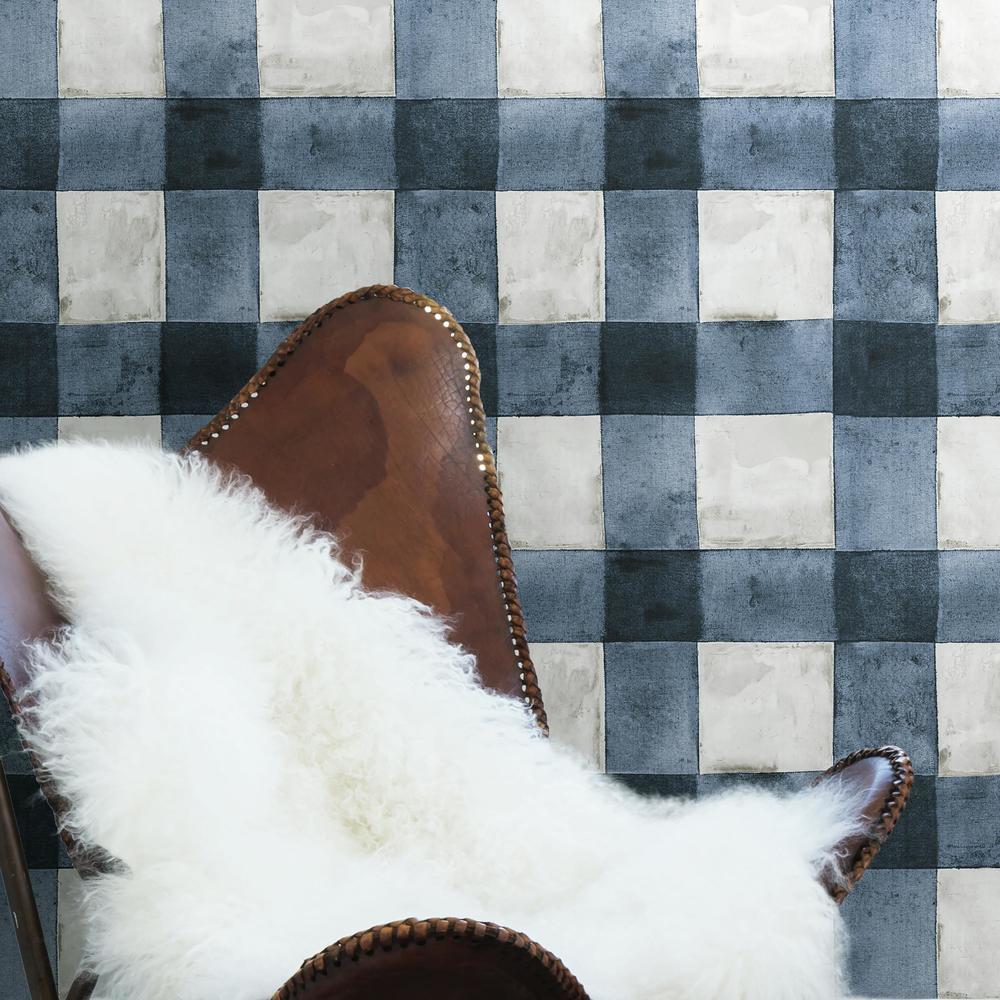 Buffalo Plaid Peel and Stick Wallpaper Peel and Stick Wallpaper RoomMates   