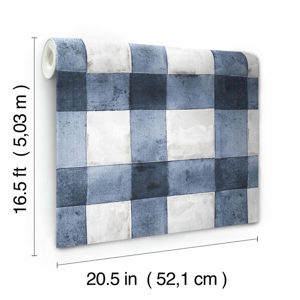 Buffalo Plaid Peel and Stick Wallpaper Peel and Stick Wallpaper RoomMates   