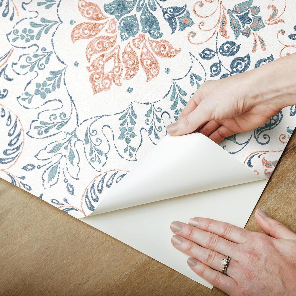 Persian Damask Peel and Stick Wallpaper Peel and Stick Wallpaper RoomMates   