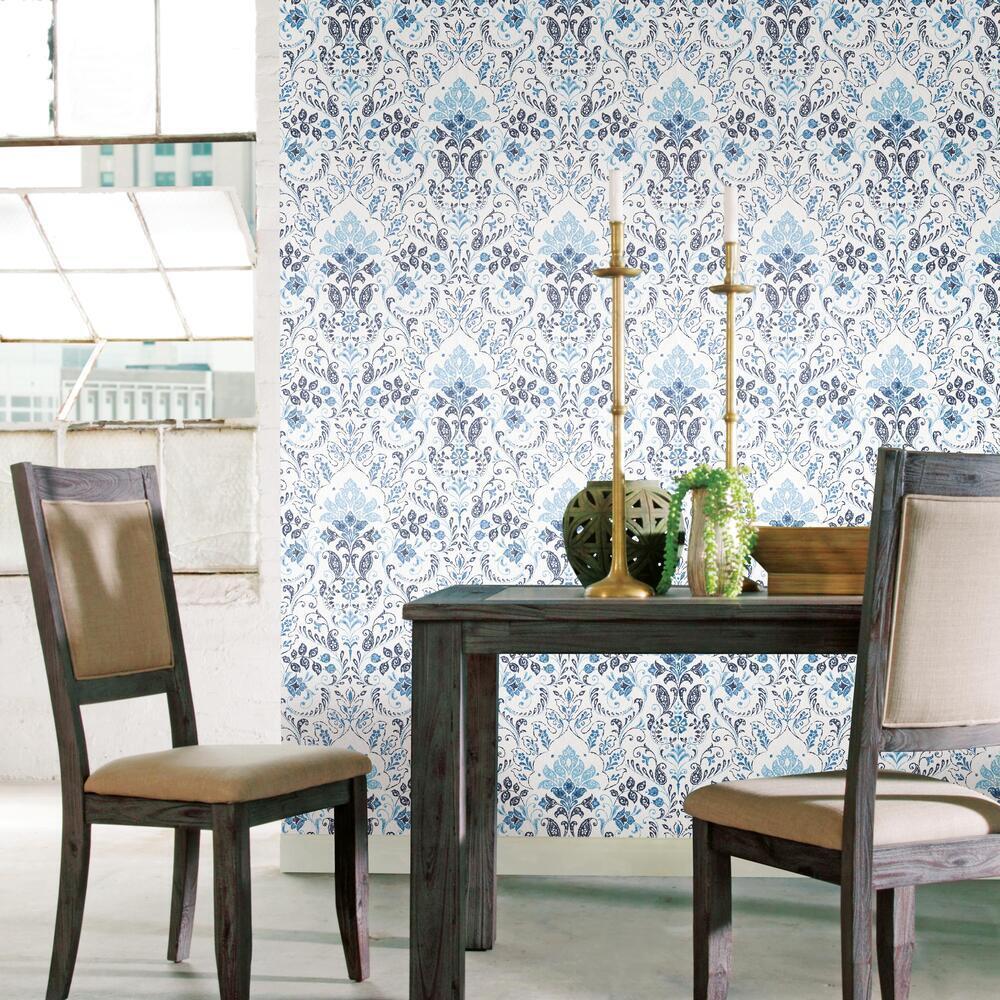 Persian Damask Peel and Stick Wallpaper Peel and Stick Wallpaper RoomMates   