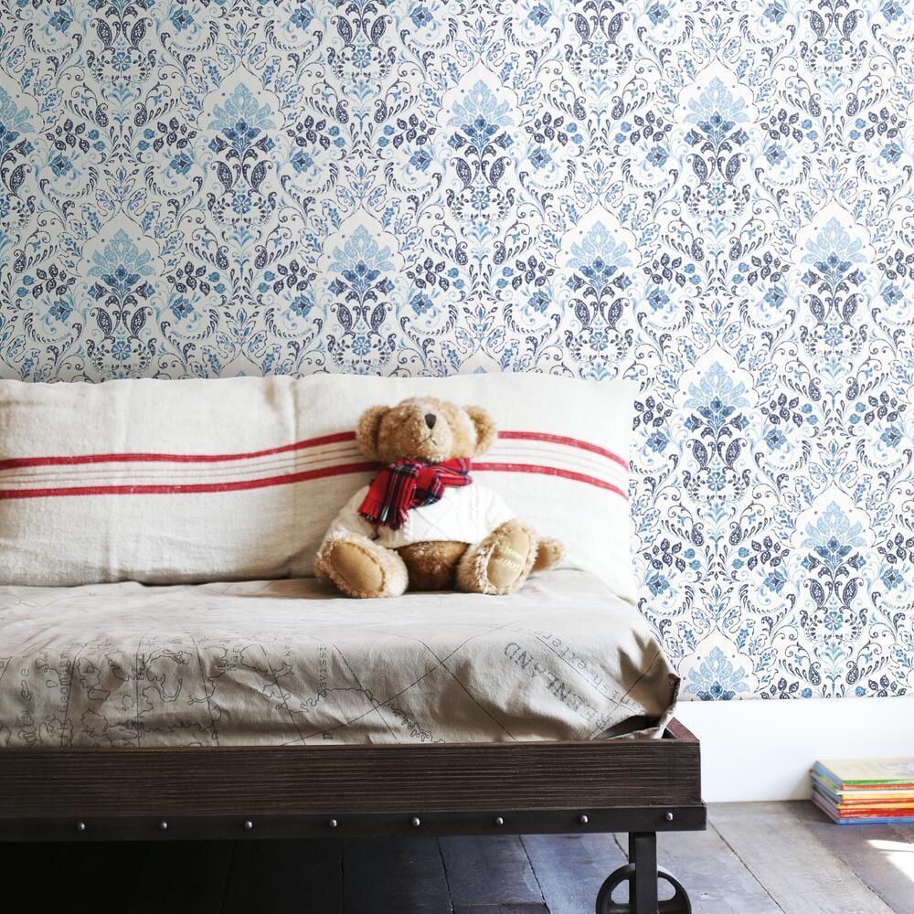 Persian Damask Peel and Stick Wallpaper Peel and Stick Wallpaper RoomMates   