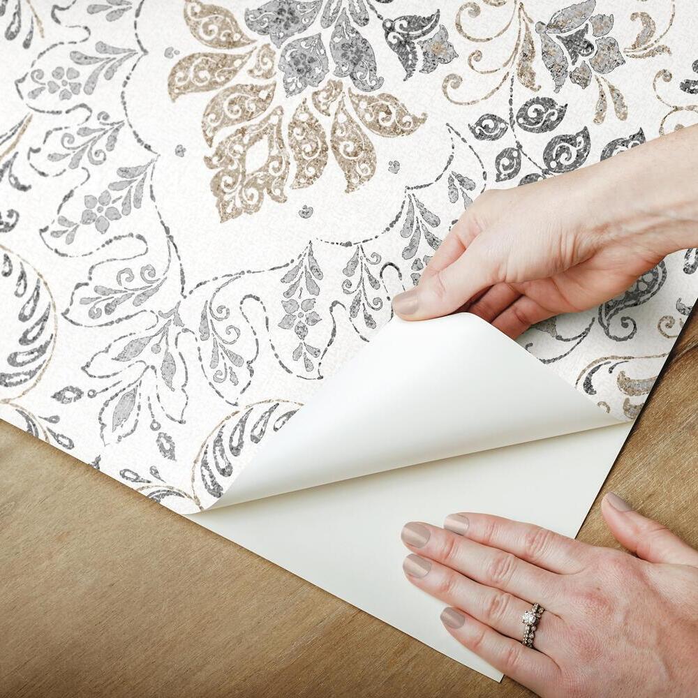 Persian Damask Peel and Stick Wallpaper Peel and Stick Wallpaper RoomMates   
