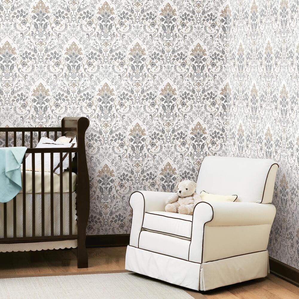 Persian Damask Peel and Stick Wallpaper Peel and Stick Wallpaper RoomMates   