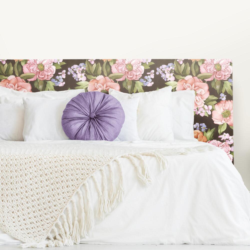 Watercolor Floral Bouquet Peel & Stick Wallpaper Peel and Stick Wallpaper RoomMates   
