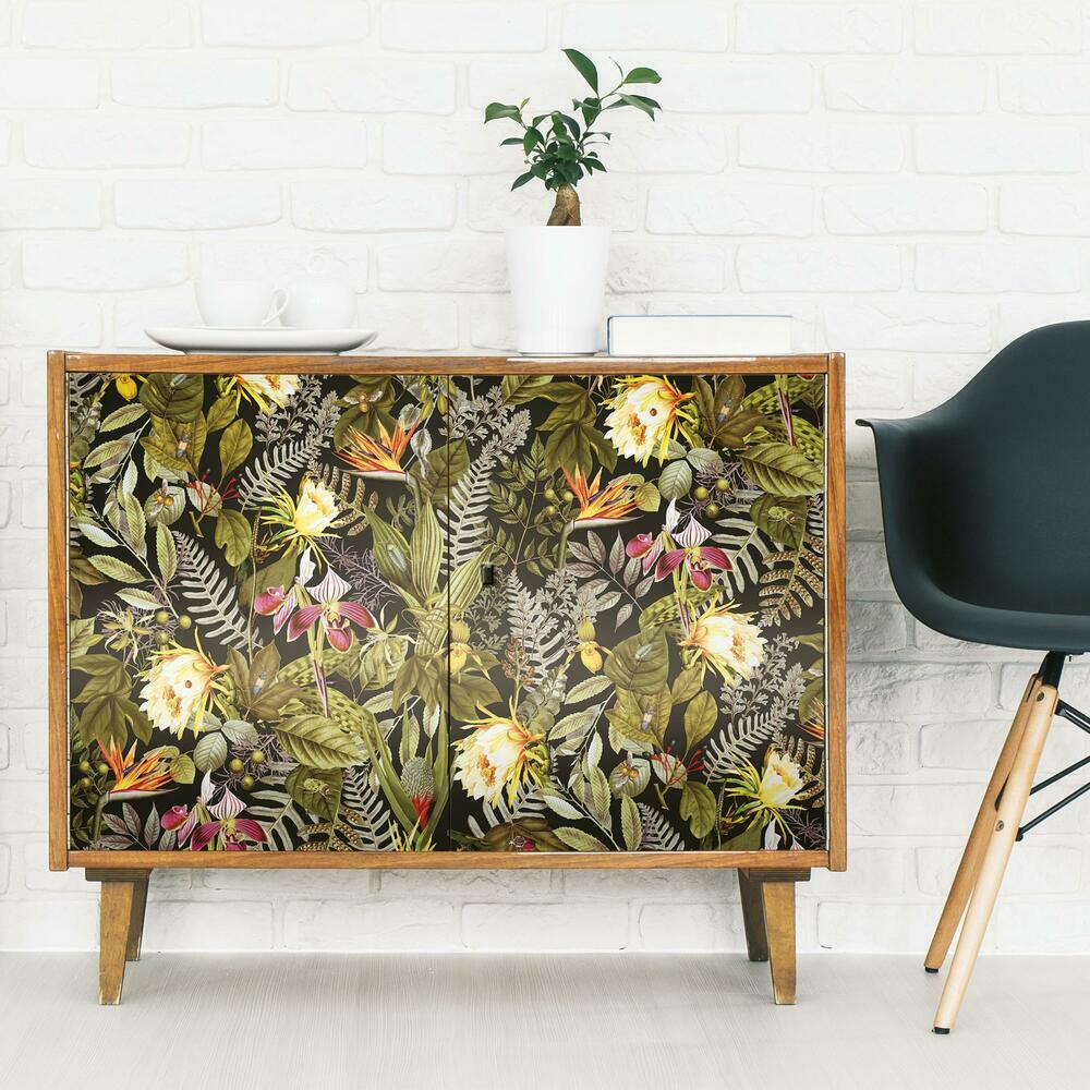 Tropical Flowers Peel and Stick Wallpaper Peel and Stick Wallpaper RoomMates   