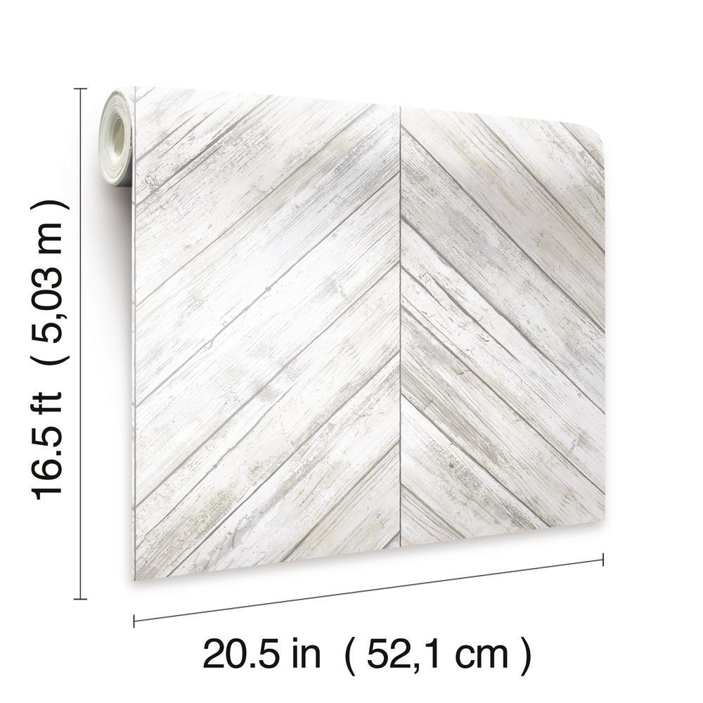 Herringbone Wood Boards Peel and Stick Wallpaper Peel and Stick Wallpaper RoomMates   