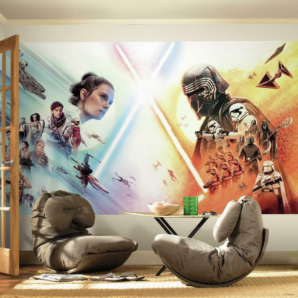 Star Wars: The Rise of Skywalker Peel and Stick Mural Wall Murals RoomMates   