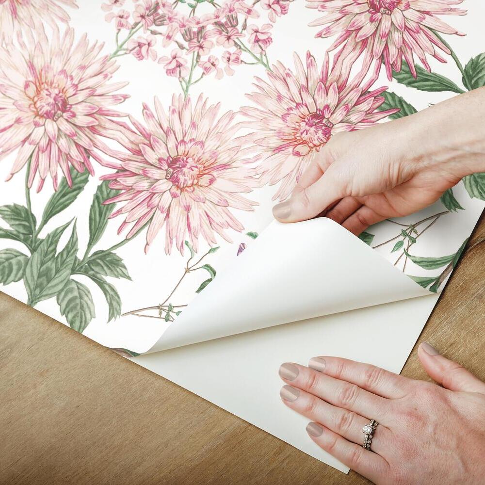 Cottage Garden Kaleidoscope Peel and Stick Wallpaper Peel and Stick Wallpaper RoomMates   