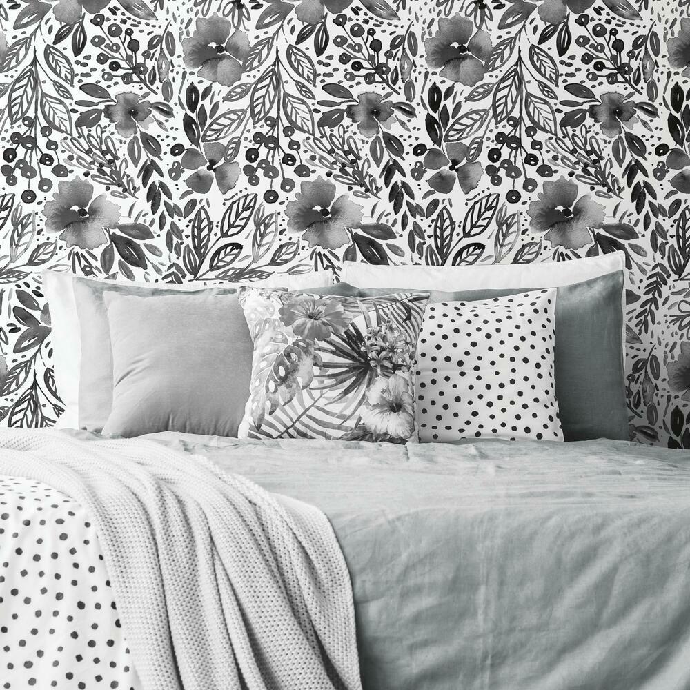 Clara Jean April Showers Peel and Stick Wallpaper Peel and Stick Wallpaper RoomMates   