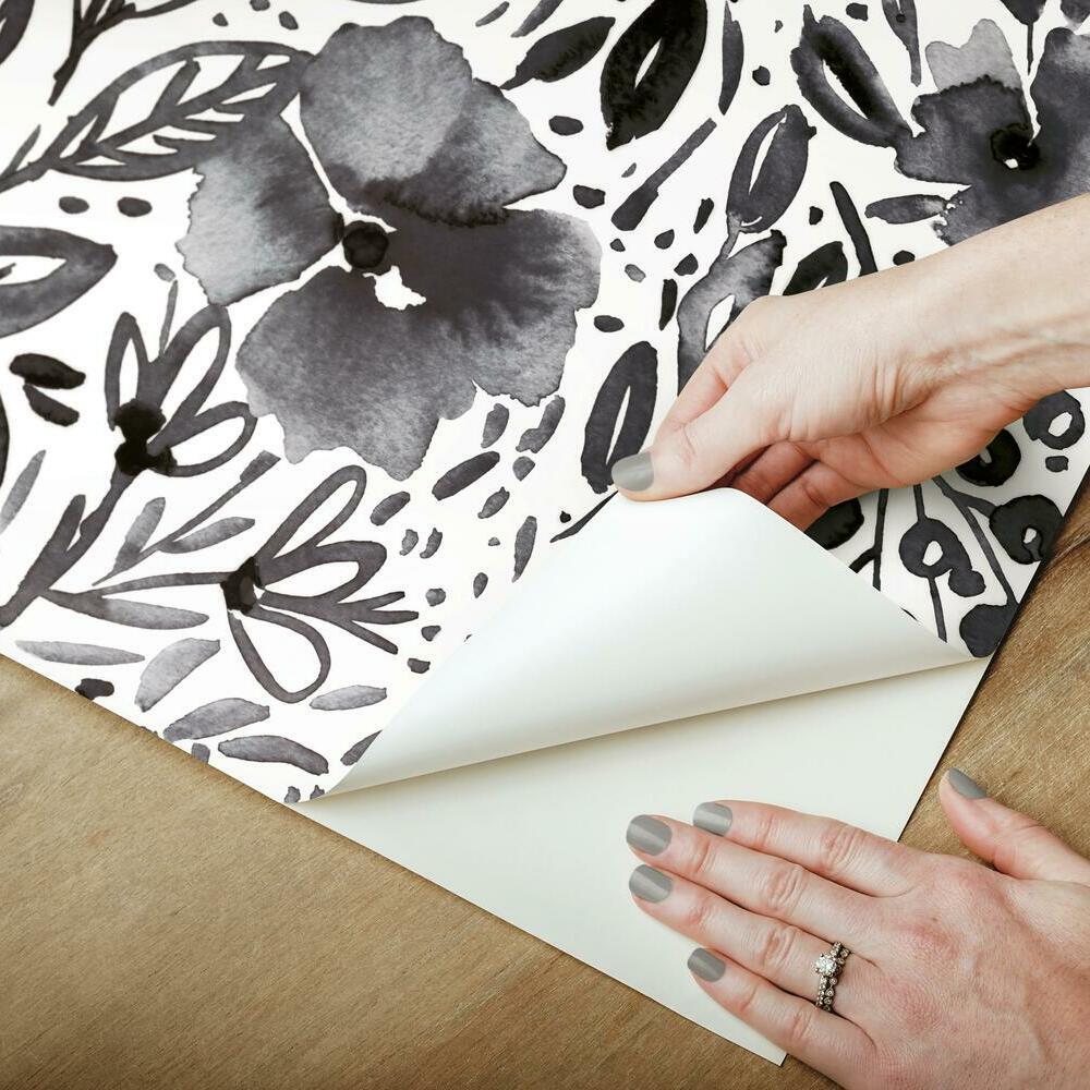 Clara Jean April Showers Peel and Stick Wallpaper Peel and Stick Wallpaper RoomMates   